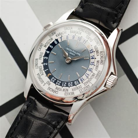 world time watch patek philippe|patek philippe platinum world time.